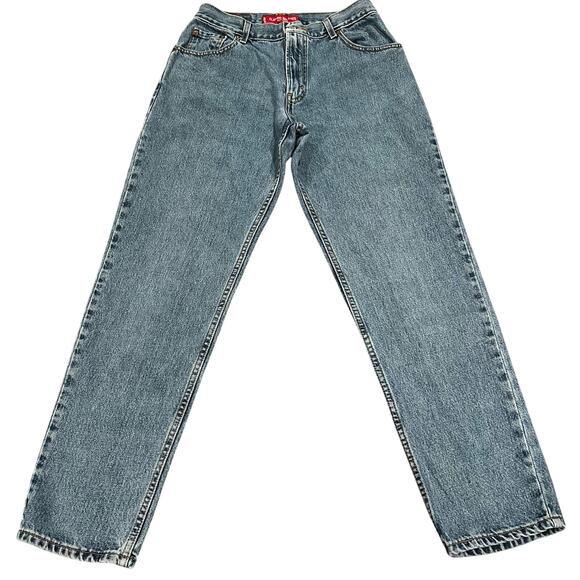 Levi's Denim - VINTAGE Levi 550 Jeans Women 10 Relaxed Fit Taper Leg Denim Y2K
